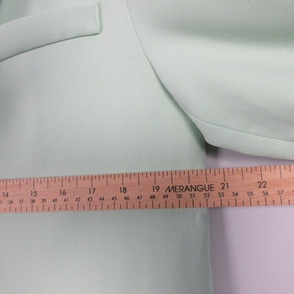 Storets Women's Blazer Scarlet Paperbag Waist Short Set Casual Turquoise S 754 - Picture 13 of 16